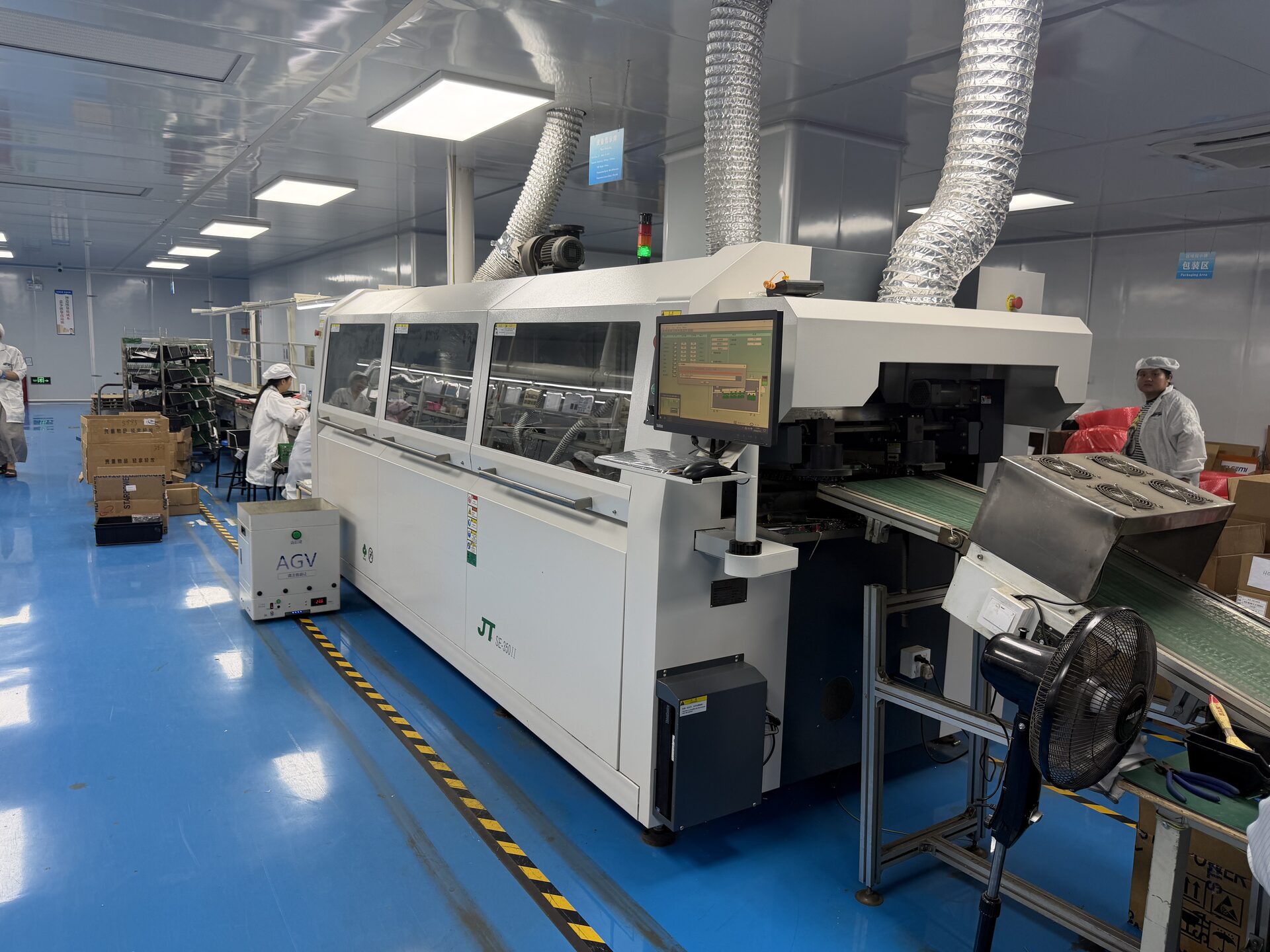 Wave solder machine